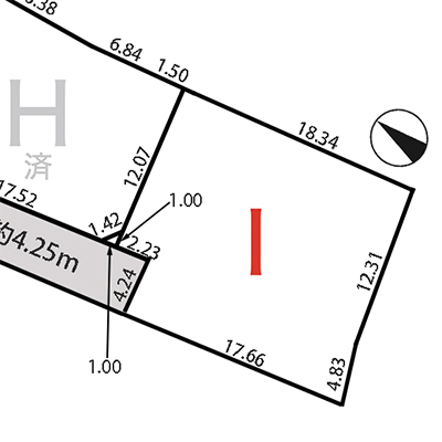 諏訪郡下諏訪町富部　I区画_サブ画像02