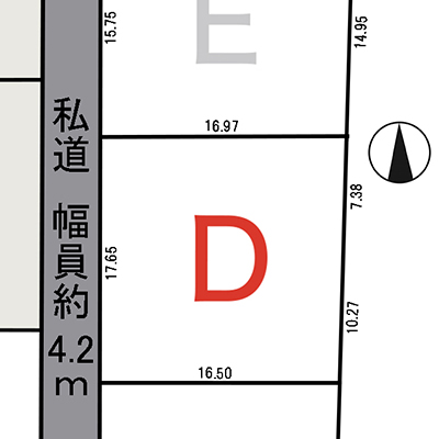 諏訪郡原村室内久保地尾根　D区画_サブ画像02