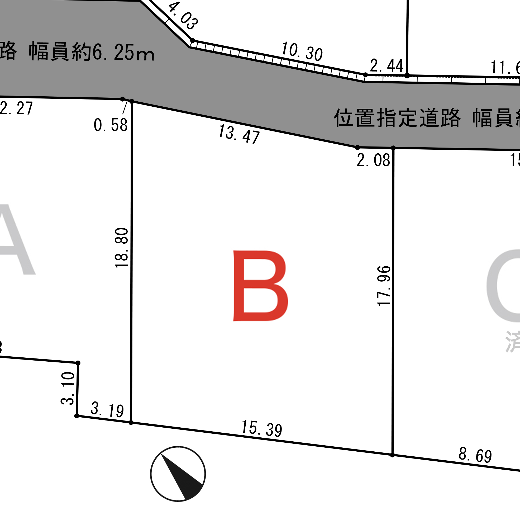 諏訪市　湖南大熊　Ｂ区画_サブ画像02