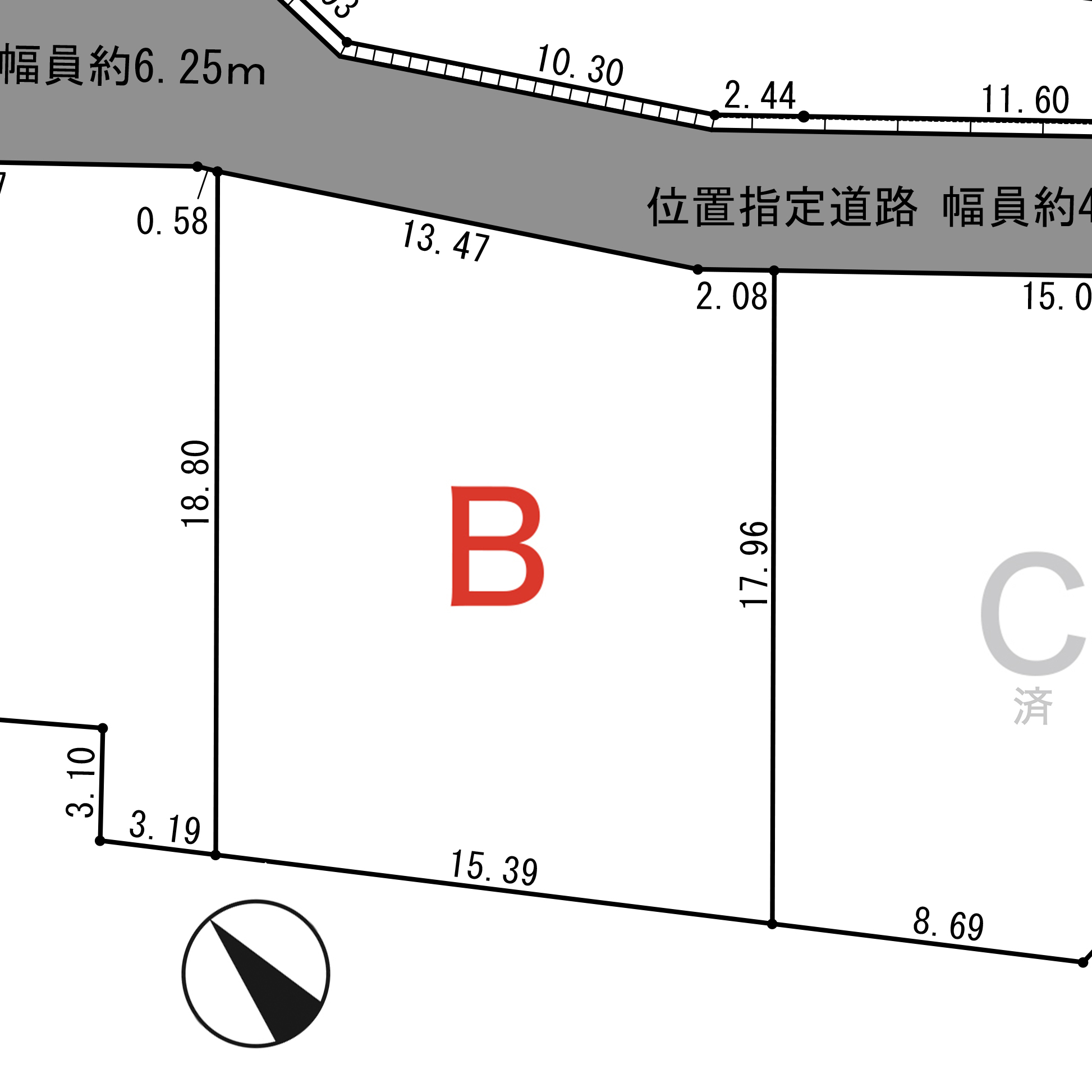 諏訪市　湖南大熊　Ｂ区画_サブ画像02