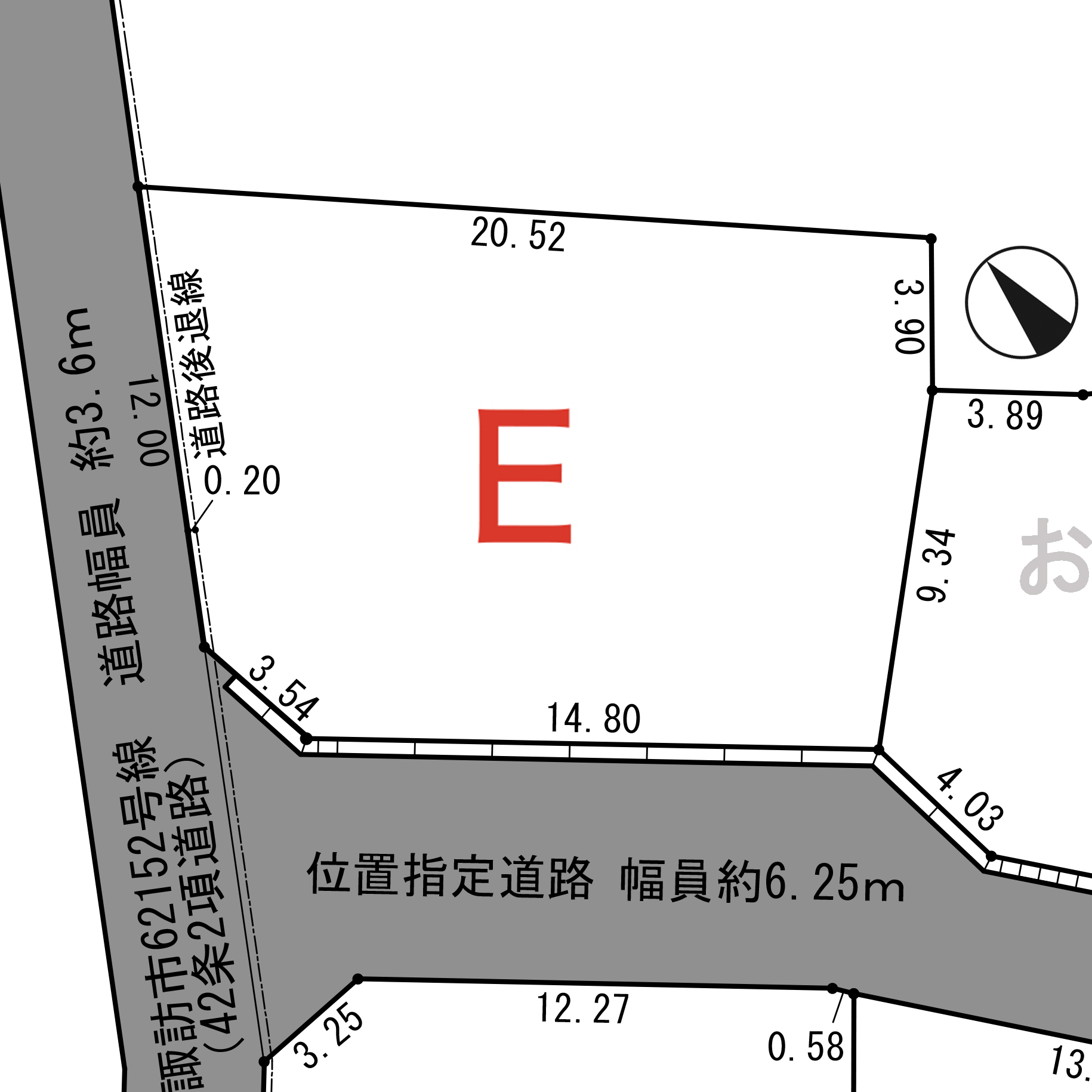 諏訪市　湖南大熊　Ｅ 区画_サブ画像02