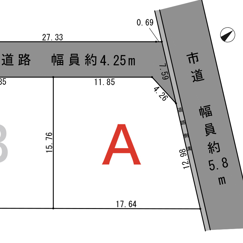 諏訪市　豊田文出（渋崎）　A区画_サブ画像02