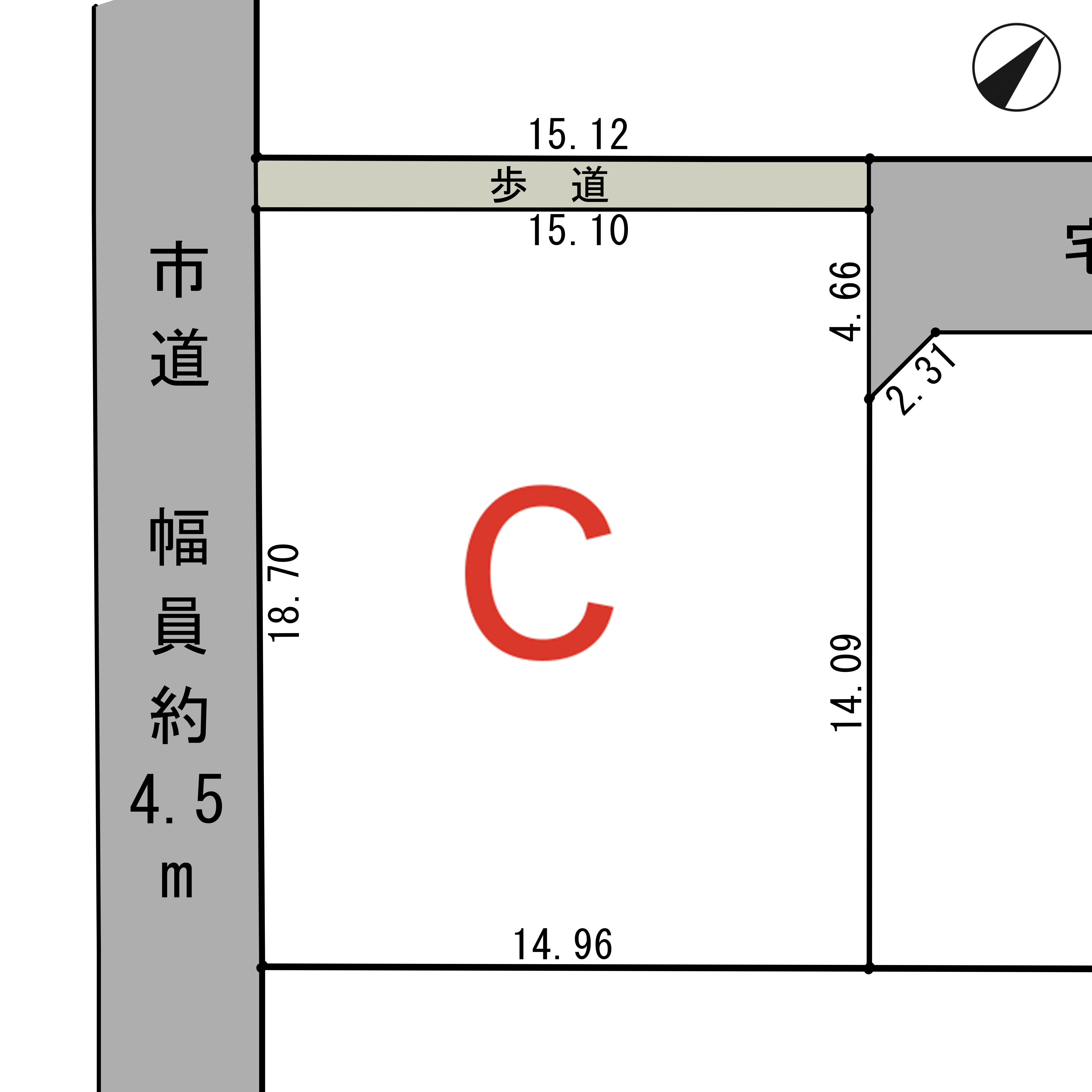 諏訪市　豊田文出（渋崎）　C区画_サブ画像02