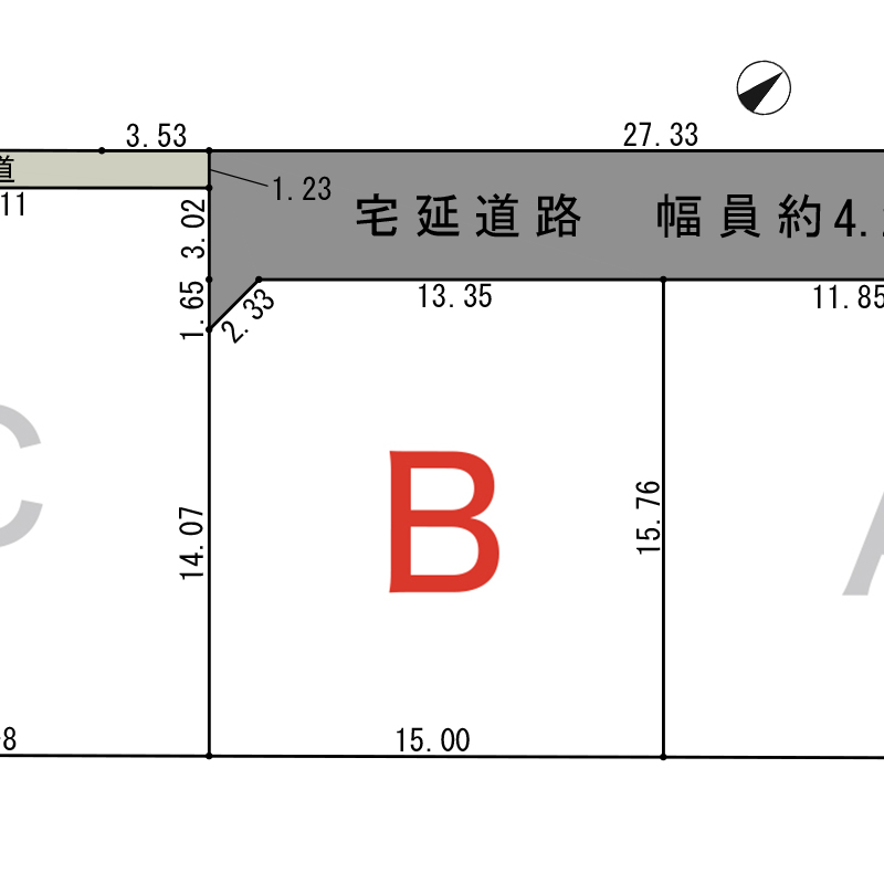 諏訪市　豊田文出（渋崎）　B区画_サブ画像02