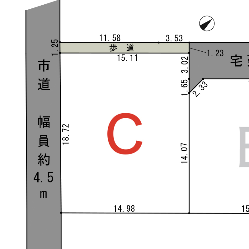 諏訪市　豊田文出（渋崎）　C区画_サブ画像02