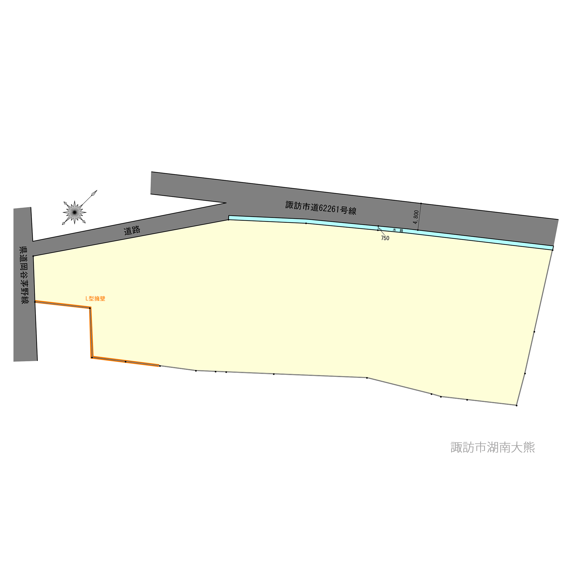諏訪市湖南大熊　事業用地_サブ画像02