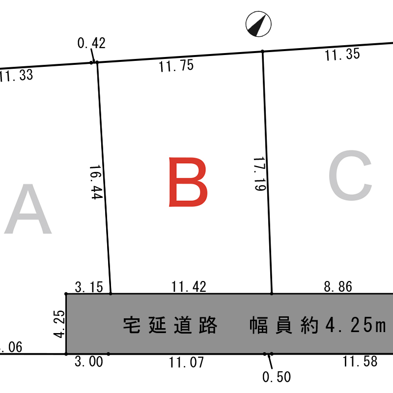 諏訪市　高島三丁目　B区画_サブ画像02