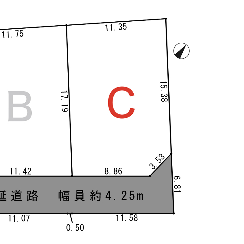 諏訪市　高島三丁目　C区画_サブ画像02